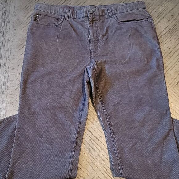 Perry Ellis Brown Tan corduroy Pants 36x30 - Picture 1 of 8